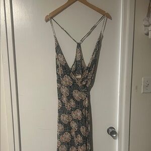 Ava Sky Fighting Eel Wrap Dress